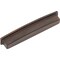 Jeffrey Alexander 160 mm Center Brushed Oil Rubbed Bronze Square-to-Center Square Renzo Cabinet Cup Pull 141-160DBAC - alternate 3